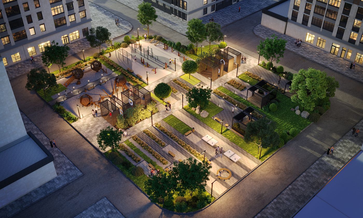 Концептуальный район Кварталы 1777 17-этажный дом по адресу г. Ставрополь, пр-кт